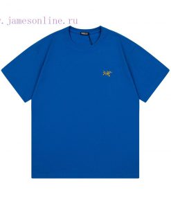 ARC TERYX 2025 New Embroidered Small Logo Unisex Short Sleeved T-shirtCustomized 260g 100% Doub yupglw1y