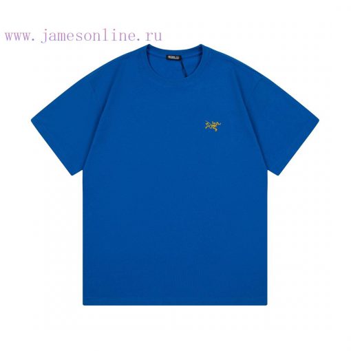 ARC TERYX 2025 New Embroidered Small Logo Unisex Short Sleeved T-shirtCustomized 260g 100% Doub yupglw1y