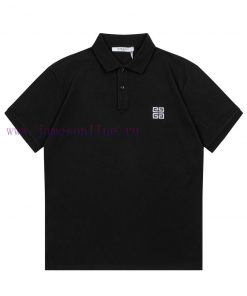 GIVENCHY 2025 New Business And Leisure Minimalist Embroidered Small Logo Unisex Polo ShirtCusto gx244x1t