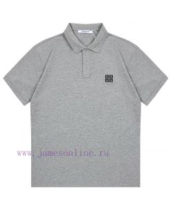 GIVENCHY 2025 New Business And Leisure Minimalist Embroidered Small Logo Unisex Polo ShirtCusto 33yxlf47