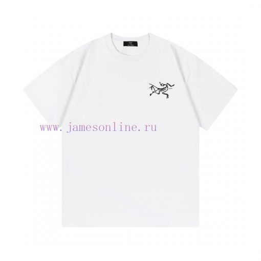 Arrived The Next DayARC TERYX 2025 New Front And Rear Bird Letter Logo Unisex Short Sleeved T-s vwva2j5j - Image 2