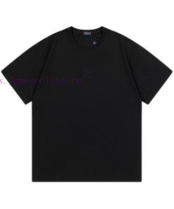 LV Lvjia 2025 New Three-dimensional Concave Convex Letter Logo Unisex Short Sleeved T-shirtCust wiw1hmvc