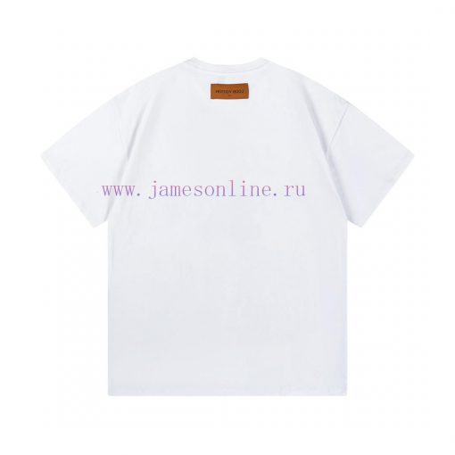 LV Lvjia 2025 New Three-dimensional Concave Convex Letter Logo Unisex Short Sleeved T-shirtCust qrfng0ja - Image 3