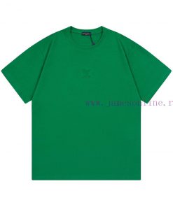 LV Lvjia 2025 New Three-dimensional Concave Convex Letter Logo Unisex Short Sleeved T-shirtCust 8toekmzp
