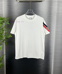 High End Original SpecificationsMONCLER 25Fw Arm Classic Print LoGo320G High-end Short Sleeved m53qs227