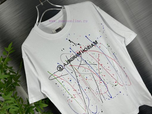 High End Original Specifications𝐌𝐚𝐢𝐬𝐨𝐧𝐌𝐚𝐫𝐠𝐢𝐞𝐥𝐚 Graffiti Printed Ribbon Magira 𝐌𝐌𝟔Summer Round S zpkccyzo - Image 8