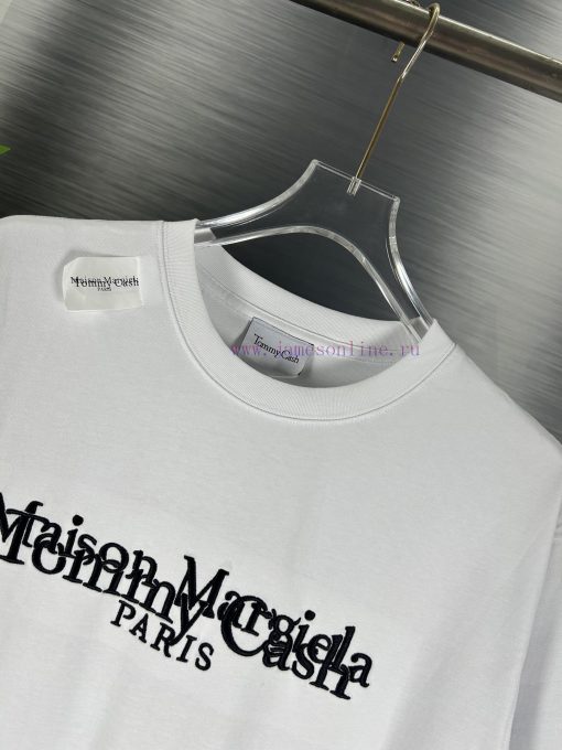 High End Original Specifications𝐌𝐚𝐢𝐬𝐨𝐧𝐌𝐚𝐫𝐠𝐢𝐞𝐥𝐚 Tommy Cash Embroidery Magira 𝐌𝐌𝟔Summer Round Sho 8u08140q - Image 7