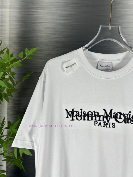 High End Original Specifications𝐌𝐚𝐢𝐬𝐨𝐧𝐌𝐚𝐫𝐠𝐢𝐞𝐥𝐚 Tommy Cash Embroidery Magira 𝐌𝐌𝟔Summer Round Sho 8u08140q - Image 8