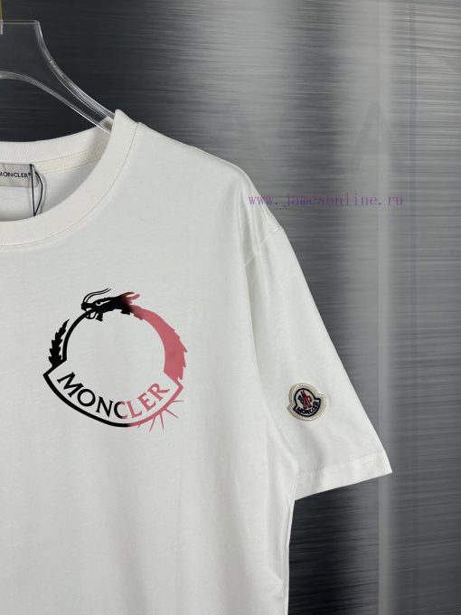 High End Original SpecificationsMONCLER 25Fw Craft Printed 320G High End Short SleeveThe Front z6xjmmuq - Image 5