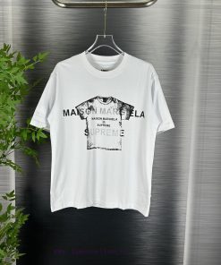 High End Original Specifications𝐌𝐚𝐢𝐬𝐨𝐧𝐌𝐚𝐫𝐠𝐢𝐞𝐥𝐚 Joint SUP Majira 𝐌𝐌𝟔Summer Round Short Collar Sl sra1ugxm