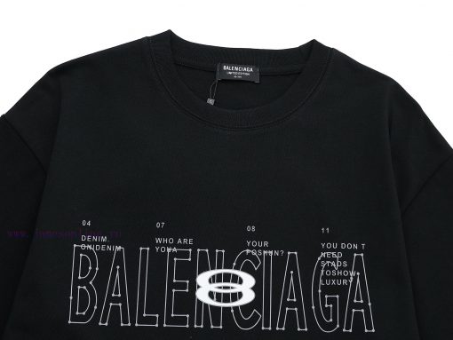 Balenciaga Creates Vintage Letter PrintsExquisite Upgraded Logo Logo Inspired By Retro 80sOrigi 7waf89my - Image 4