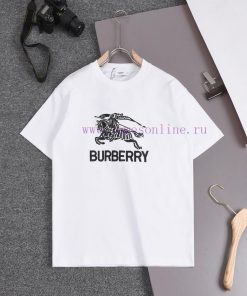 ️Burberry BurberryStereoscopic Warhorse Letters On The Chest 🪡 Embroidery*Customized 270g Combe 0h8tlnfr