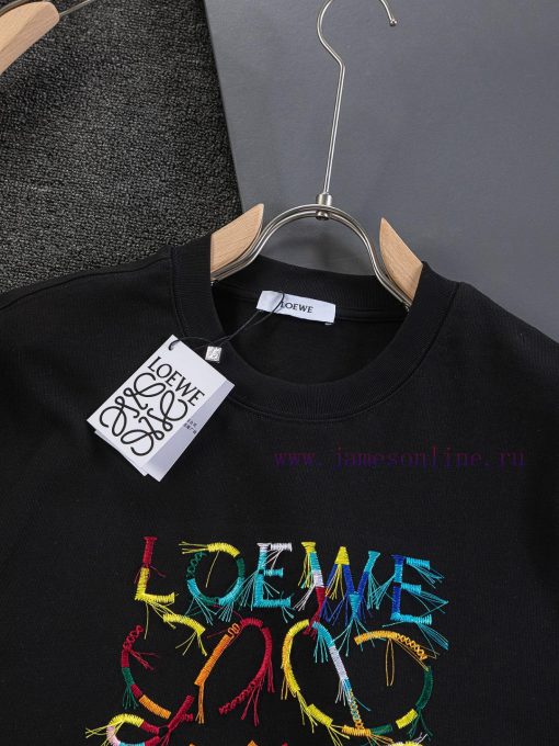 LOEWE Micro Wide Edition S-Xl25ss Latest And Top Of The Line Multi-color Graffiti Fringe Series 5ra93gxp - Image 8