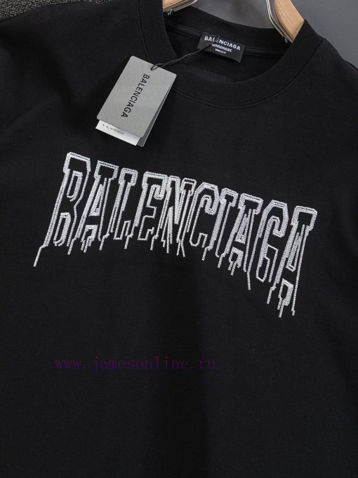 Balenciaga Balenciaga Micro Width Edition S-XL25ss Latest Top-notch Synchronized Hot Selling Cl x1s7bc30 - Image 9