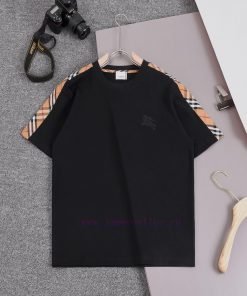 ️Burberry BurberryChest 3D Warhorse Embroidery+shoulder Plaid Stitching*Customized 270g Combed 6gwqgmsu