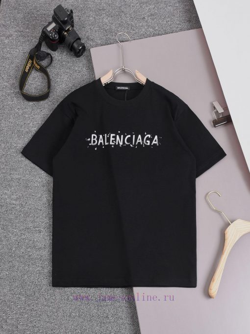 ️Balenciaga BalenciagaFront Letter Print+back Double BB Logo Print Graffiti*Customized 270g Com k07twfr8 - Image 2