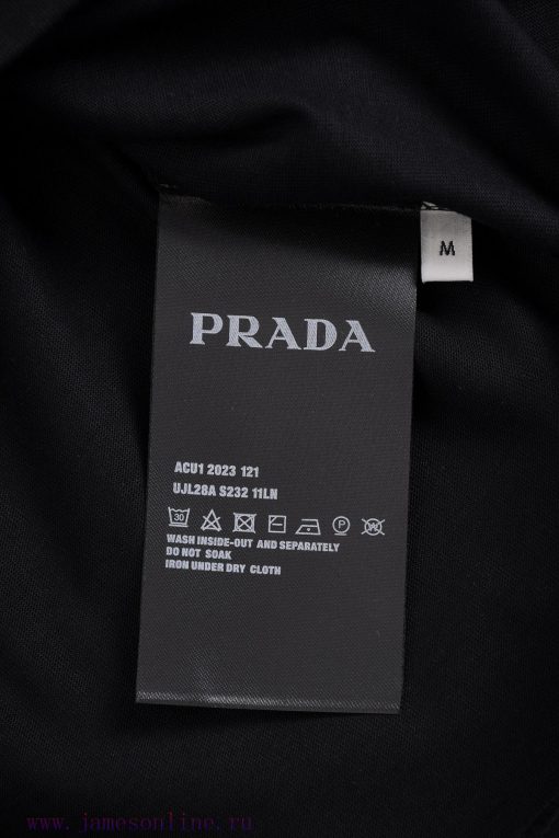 ️PRADA PRADAChest Triangular Badge Fake Pocket*Customized 270g Combed Pure Cotton Fabric Soft F wyvz8xcn - Image 11