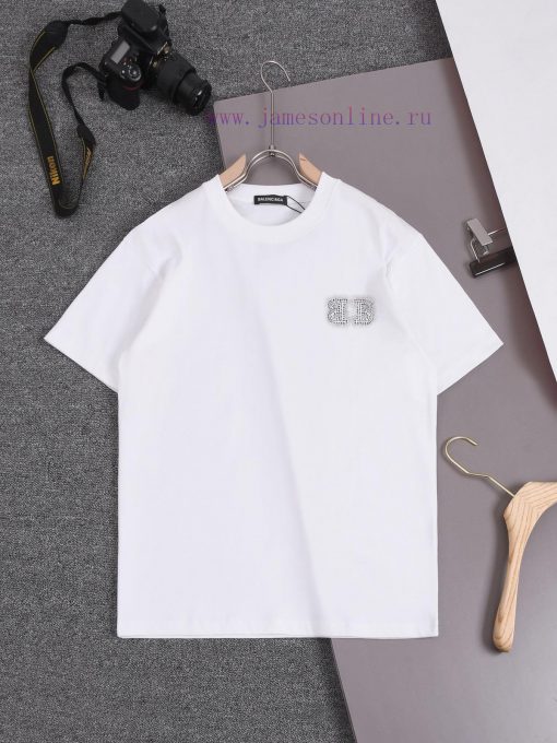 ️Balenciaga BalenciagaFront And Rear Double BB Hot Stamping Halo*Customized 270g Combed Pure Co 1f4z46zp