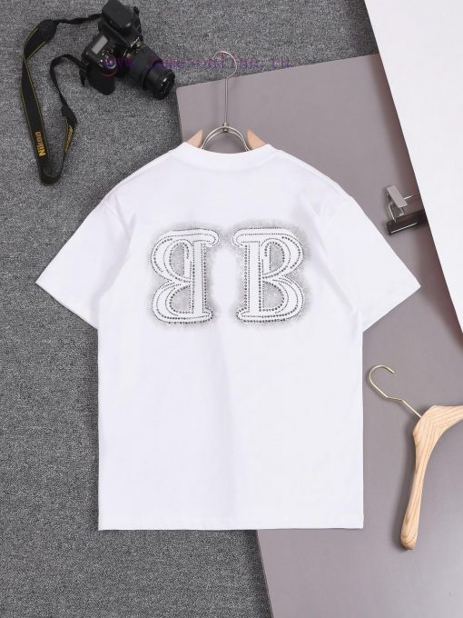 ️Balenciaga BalenciagaFront And Rear Double BB Hot Stamping Halo*Customized 270g Combed Pure Co 1f4z46zp - Image 3