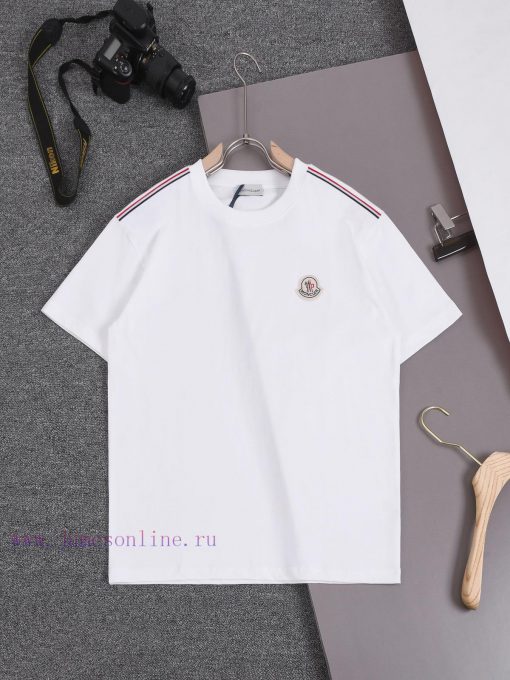️Moncler MaskEmbroidered Chest Badge And Woven Shoulder Straps*Customized 270g Combed Pure Cott 2qwztcxj - Image 7