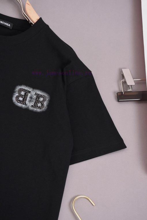 ️Balenciaga BalenciagaFront And Rear Double BB Hot Stamping Halo*Customized 270g Combed Pure Co 1f4z46zp - Image 14