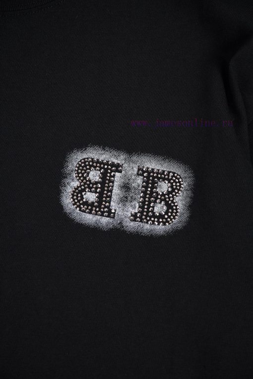 ️Balenciaga BalenciagaFront And Rear Double BB Hot Stamping Halo*Customized 270g Combed Pure Co 1f4z46zp - Image 16