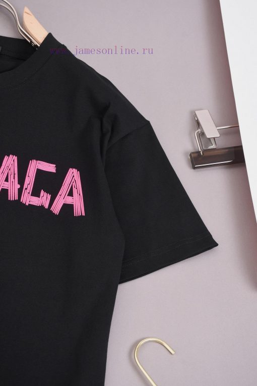 ️Balenciaga BalenciagaFront Letter Digital Printed Logo*Customized 270g Combed Pure Cotton Fabr c7js9v10 - Image 3