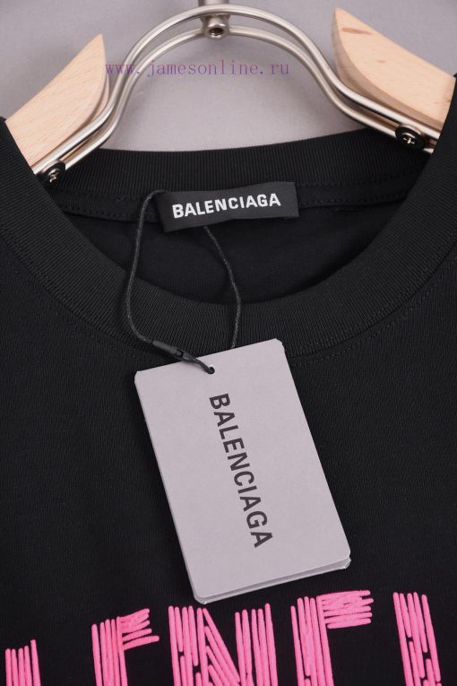 ️Balenciaga BalenciagaFront Letter Digital Printed Logo*Customized 270g Combed Pure Cotton Fabr c7js9v10 - Image 13
