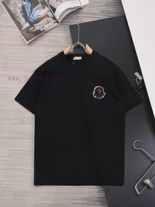 ️Moncler MaskFront And Rear Logo Print Halo*Customized 270g Combed Pure Cotton Fabric Soft Fabr qmzliotg - Image 4