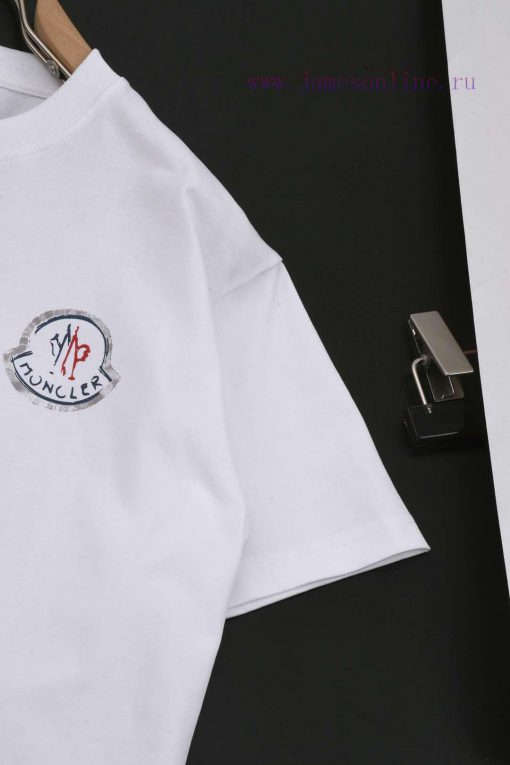 ️Moncler MaskFront And Rear Logo Print Halo*Customized 270g Combed Pure Cotton Fabric Soft Fabr qmzliotg - Image 6