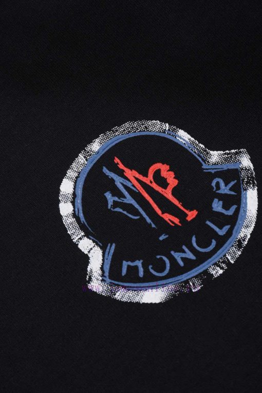 ️Moncler MaskFront And Rear Logo Print Halo*Customized 270g Combed Pure Cotton Fabric Soft Fabr qmzliotg - Image 14