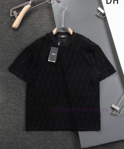 FD Classic Double FF Letter Small Square Towel Embroidered Velvet Jacquard Short Sleeve T-shirt v3ntnrts