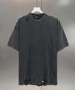 BALENC $AGA Paris Calendar With Holes Old Stitching DoneCotton Round Neck T-shirtColor AgingSiz 8vlwcxb6