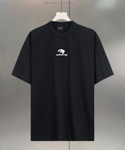 BALENC $AGA Paris M Printed Pure Cotton PrintRound Neck T-shirtColor BlackSize Xs S M LNumber B oxq0vmuv