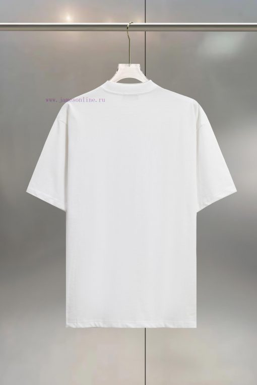 BALENCIAGA Paris Yoda Elf Pure CottonRound Neck T-shirtColor Black WhiteSize XS S M LNumber BT0 rw9socnx - Image 3