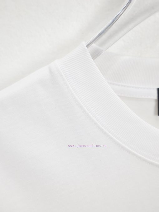 BALENCIAGA Paris Yoda Elf Pure CottonRound Neck T-shirtColor Black WhiteSize XS S M LNumber BT0 rw9socnx - Image 7