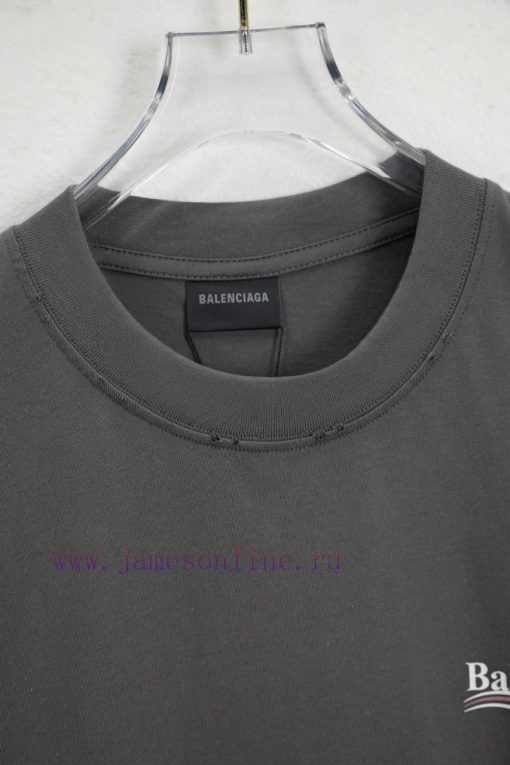 BALENC&AGA Paris Cola Printed CottonRound Neck T-shirtColor: Black White Grey Haze Blue KaqiDee axit8ifd - Image 5