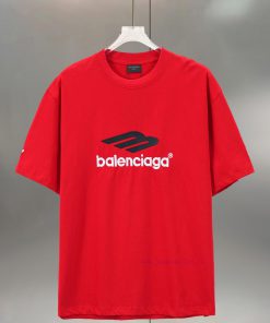 BALENCIAGA Paris M Embroidered Pure Cotton Round Neck T-shirtColor: Wash Water Black And White jnpi6vzi