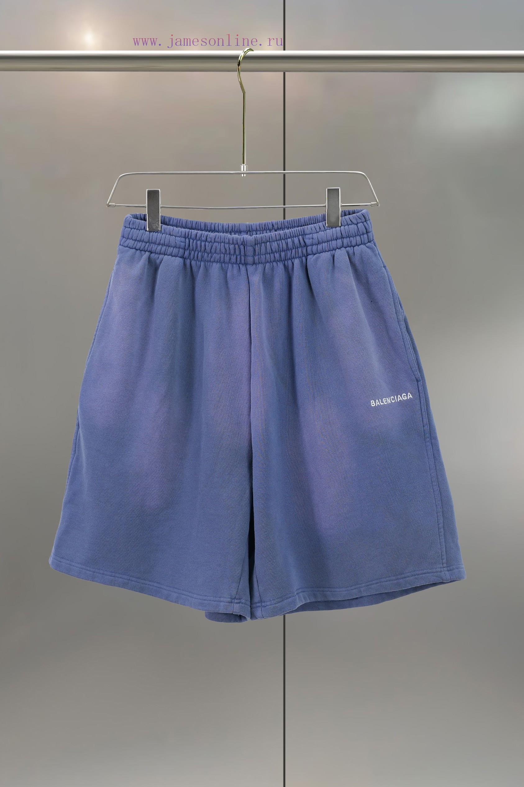 BALENC $AGA Paris Little B Embroidered Laundry ShortsLoose Fit VersionSize S M LColor: Wash Wat 16wsbpn2