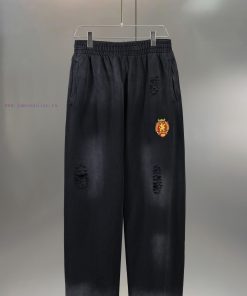 BALENC $AGA Paris Shield Wash Straight PantsLoose Fit VersionSize S M LColor: Wash Water BlackN 9zw8194u