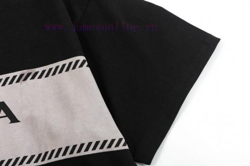️PRADA Horizontal Bar Splicing Letter PrintUpgraded Inspired By Retro 80sOriginal Fabric Offici iiafxdlj - Image 7