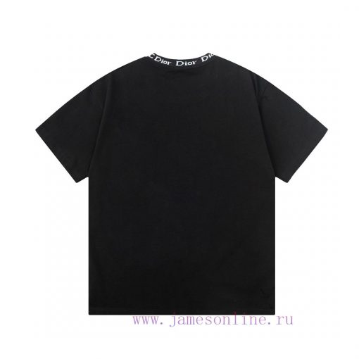 ️Dior Lettered Woven Ribbon With Patchwork Neck And Silver Frame PrintUpgraded Inspired By Retr kfxdkocp - Image 10