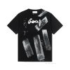 ️Gucci 25ss New Graffiti Letter Short Sleeve High QualityFabric - Made Of 270g Double Stranded 0ujcnz32