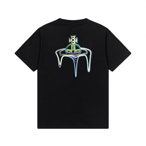 ️Empress Dowager 25ss New Foam Color Alphabet Print Short Sleeve High QualityFabric - Made Of 2 fjeudryz - Image 3