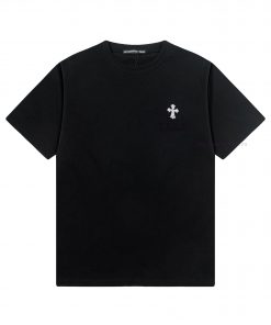 ️Kroxin 25ss New Embroidered Logo Letter Short Sleeve High Quality Heavy CraftsmanshipFabric - djlocwvo