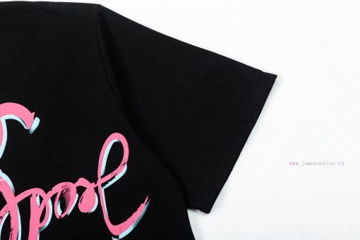 ️CHANEL 25ss New Color Graffiti Letter Short Sleeved Shirt With High QualityFabric - Made Of 27 r5tcqtb3 - Image 6
