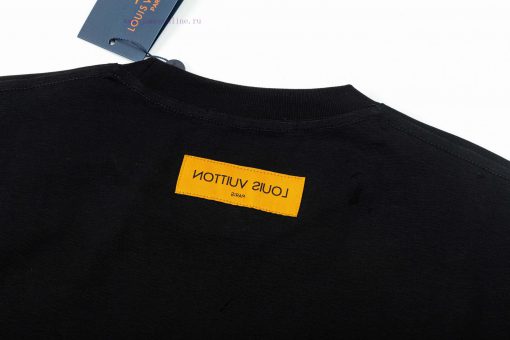 ️LV Lvjia 25ss New Foam Color Letter Printing Short Sleeve High QualityFabric - Made Of 270g Do 4dt0spd2 - Image 5