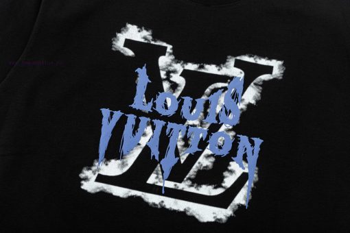 ️LV Lvjia 25ss New Foam Color Letter Printing Short Sleeve High QualityFabric - Made Of 270g Do 4dt0spd2 - Image 6