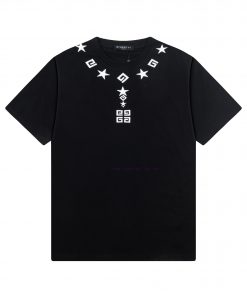 ️GlVENCHV Givenchy 25ss New Embroidered Logo Letter Short Sleeve High QualityFabric - Made Of 2 lhts8odz