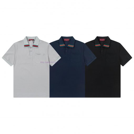 ️GUCCI Gucci2025 ∽ New High-quality Polo Shirt With High-end Logo Buttons Exquisite Workmanship sdohqd0a - Image 10